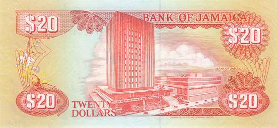 Jamaika 20 Dollar 1994 p72e